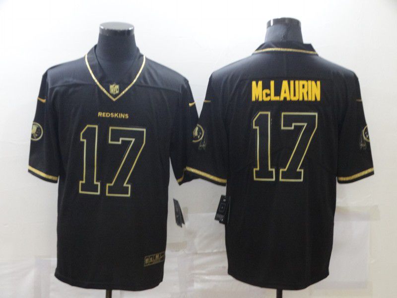 Men Washington Redskins #17 Mclaurin Black Nike Limited Vapor Untouchable NFL Jerseys